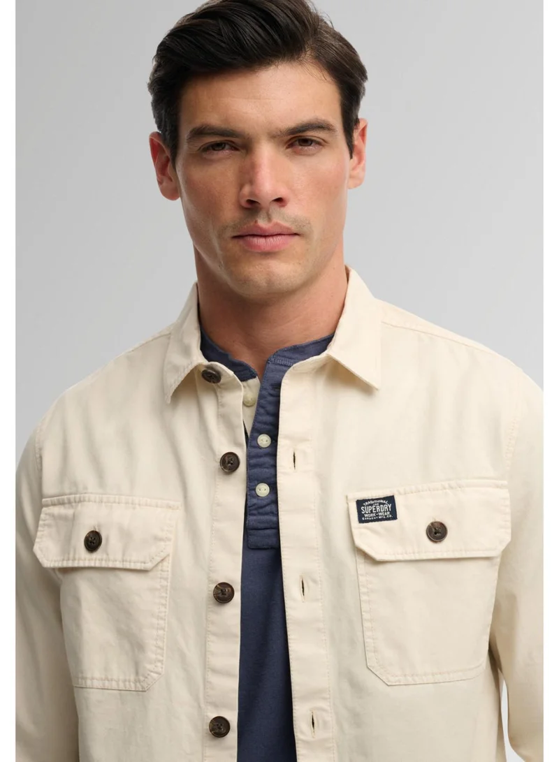 Superdry  2 Pocket Overshirt for Men | Best Price UAE
