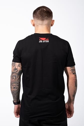 Bad Boy Mens Authentic Sports - Jiu Jitsu T-Shirt (US, Alpha, Small, Regular, Regular, Black) - Image 4