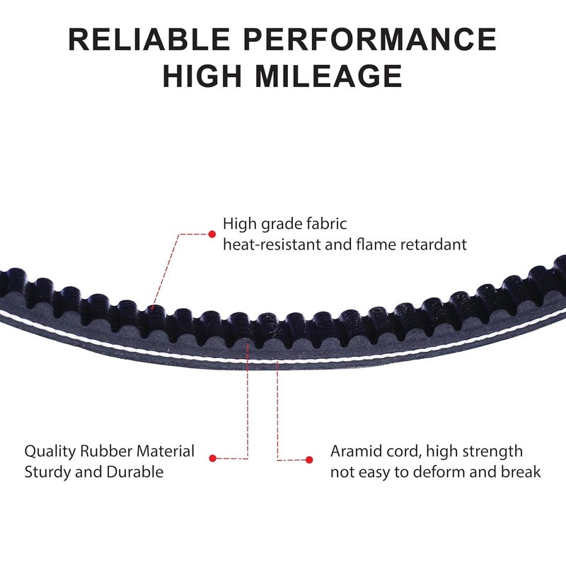 VTRUST Premium Fan Variator Belt Assembly Compatible for Mahindra Duro/Rodeo (Premium Fan Variator Belt) - Image 3