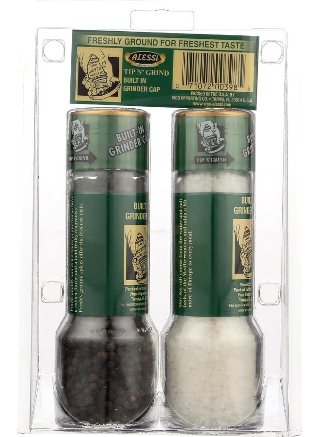 Alessi Spice Grinder Set - Sea Salt & Black Peppercorns - Image 2