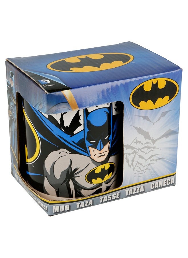 STOR STOR Dc Comics Mug Ceramic 325Ml Batman City With Handle| Set Of 1 Pcs Tea/Coffee Round Shape| Microwave & Dishwasher Safe, Freezer Safe | Ideal For Daily Use Coffee, Tea, Color Multicolor  - Image 4