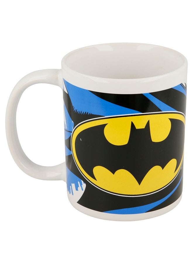 STOR STOR Dc Comics Mug Ceramic 325Ml Batman City With Handle| Set Of 1 Pcs Tea/Coffee Round Shape| Microwave & Dishwasher Safe, Freezer Safe | Ideal For Daily Use Coffee, Tea, Color Multicolor  - Image 2