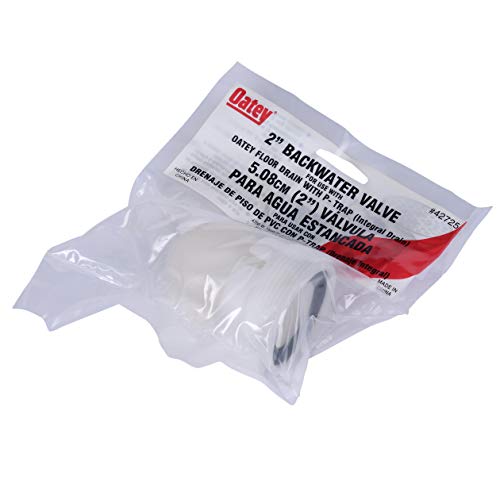 Oatey 42725 2 in. Backwater Valve Device for Integral Trap Shower Drain - Image 3