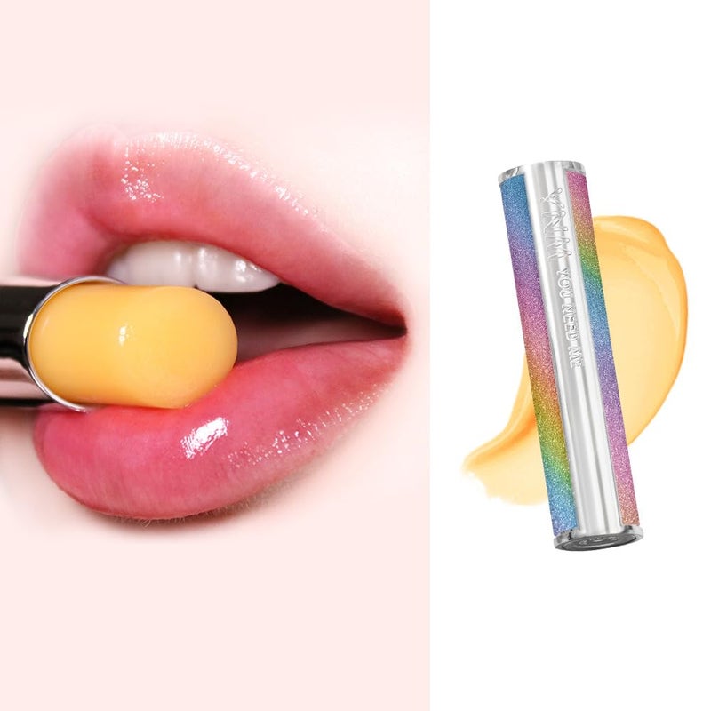 YNM Honey Lip Balm Moisturizing Tinted Lip Balm pH Color Changing Chapstick Infused with Manuka Honey and Squalane Hydrating Korean Skincare Natural Finish RAINBOW HONEY 01 Fl Oz