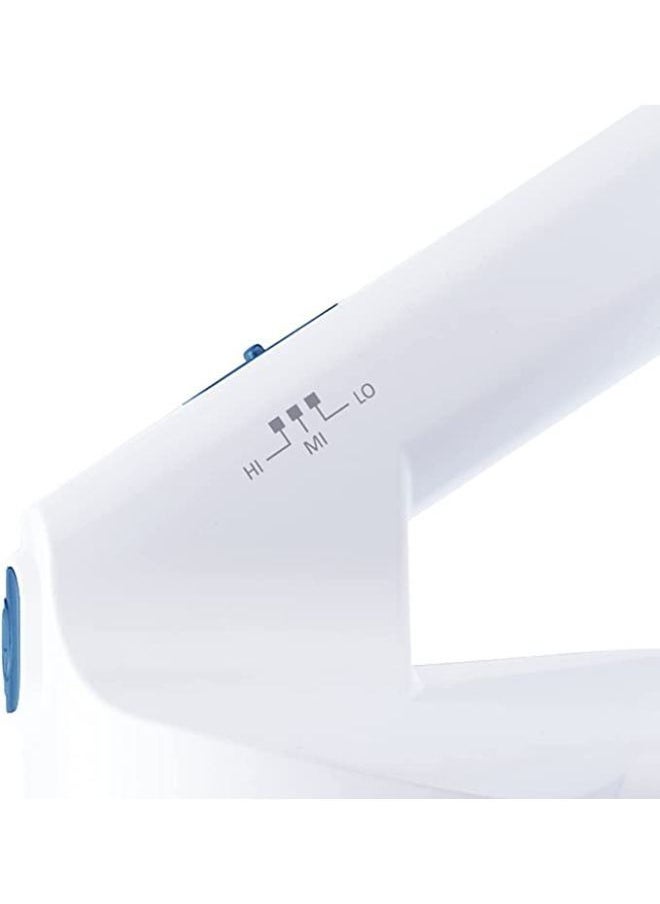 KHIND - VC9692 Vacuum Cleaner, Mesh and HEPA Filter, Charging Time 4-5hrs, Operation time upto 45mins, 3 Speed Mode, Floor LED Light, Wall Charger, 2-in-1 Nozzle - White Blue - Image 1