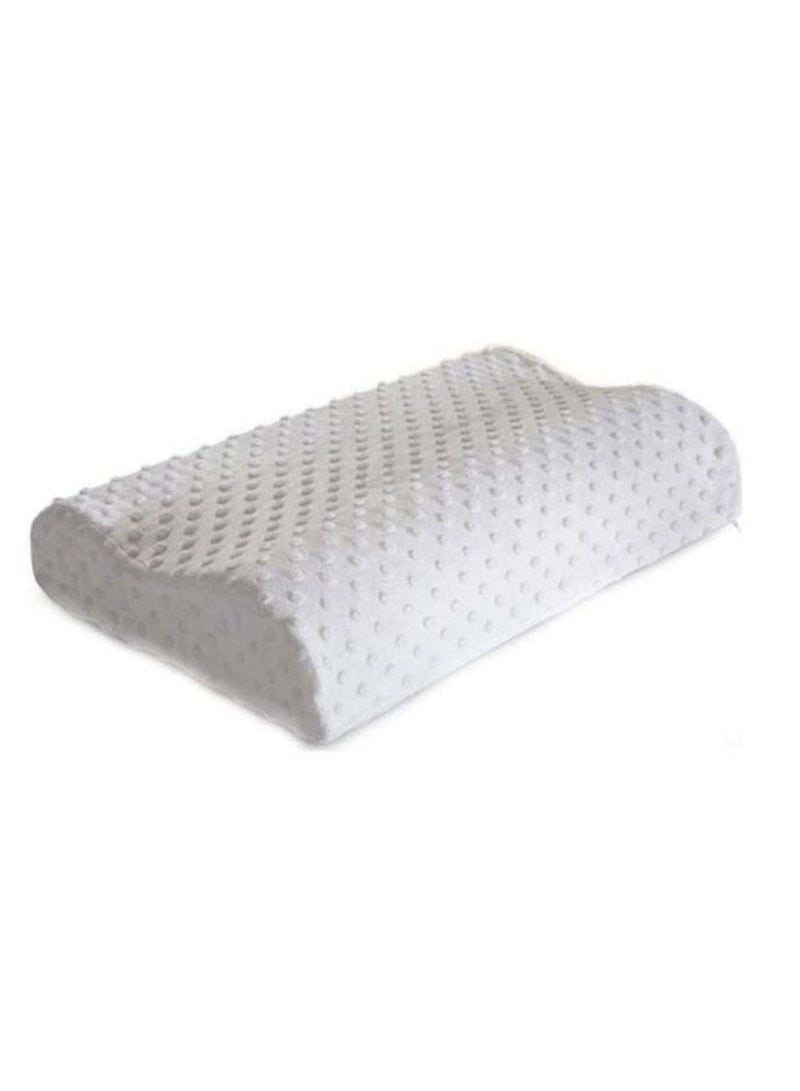 Memory Foam Pillow Polyester White 60X40Centimeter - Image 1