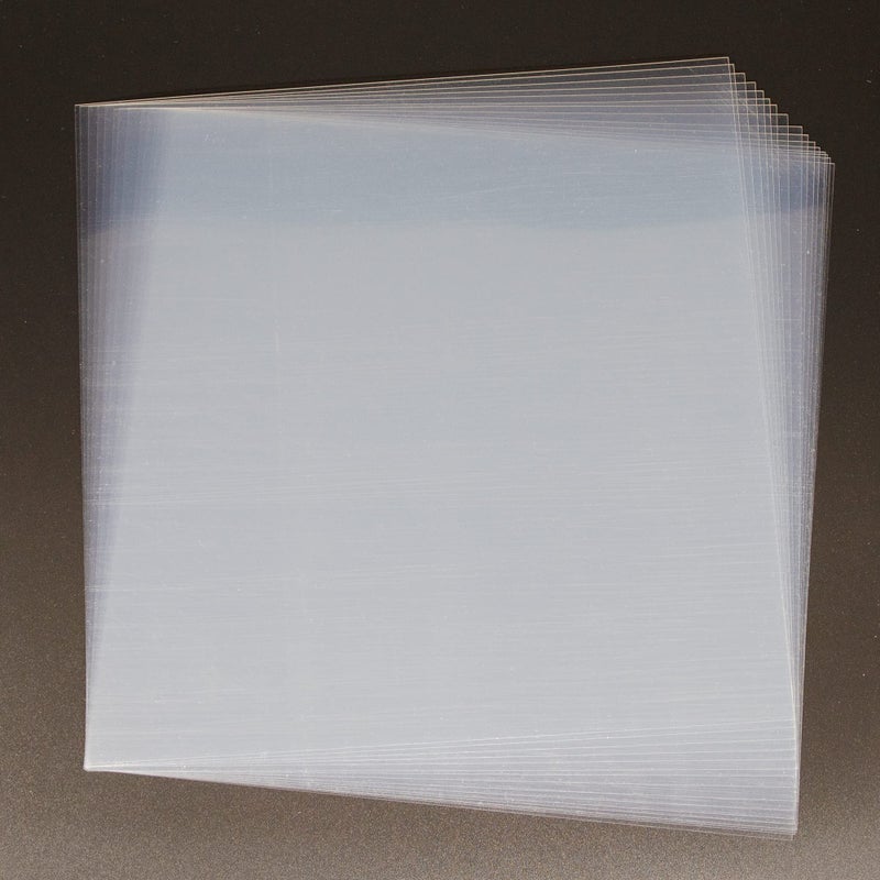 16PCS 6 Mil Blank Mylar Stencil Sheets12 X 12 Inch Clear Plastic Sheets Clear Acetate Sheet for Cricut Crafts PET Plastic Sheet for Crafts and Cutting Machine 6 Mil
