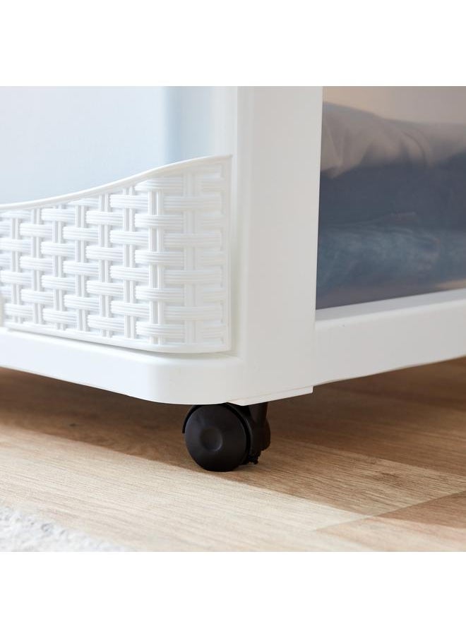 KEVIN 4 Tier Rattan Storage Cabinet  - Image 5