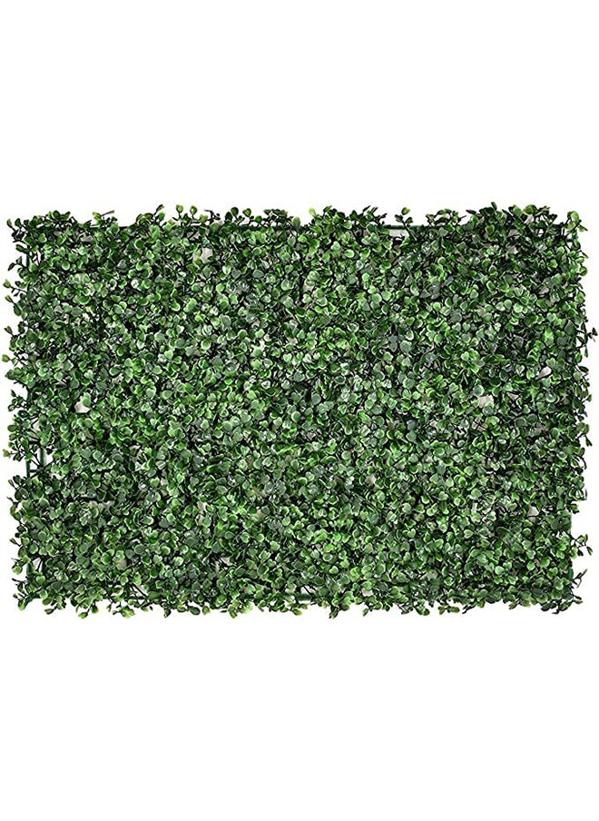 HOME TASTE Hometaste 10 Pieces Artificial Faux Hedges Eucalyptus Leaves Flowers Wholesale Garden Tile Decor Wall Plants Eucalyptus Leaf Wall Panels Privacy Hedge Mat Screen Uv Protected Wall Grass 