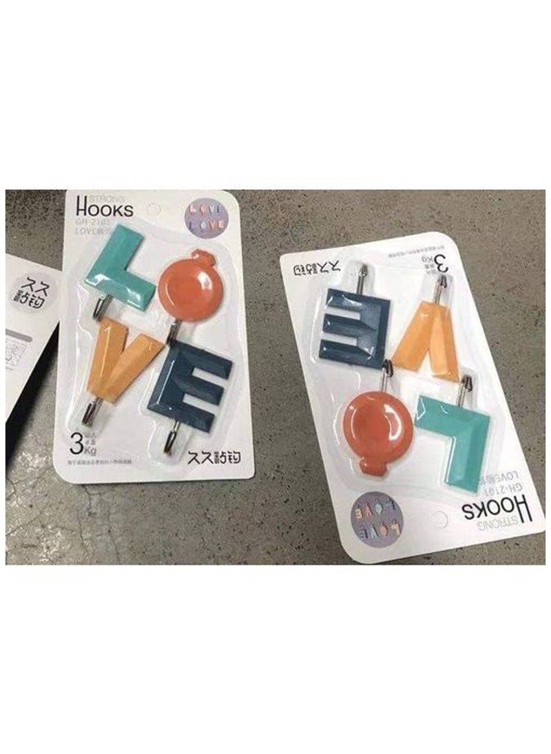 Generic - Small Hook For All Purposes - Love Style 4 pcs - Image 1