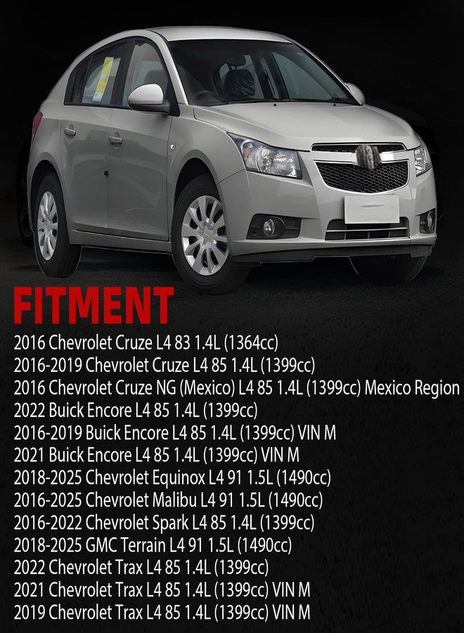 MITZONE Aluminum Engine Coolant Thermostat Housing Assembly Compatible With 2016-2019 Chevy Cruze 2018-2023 Equinox 2016-2022 Buick Encore 2016-2023 Malibu 2021-2022 Trax 2018-2023 GMC Terrain - Image 2