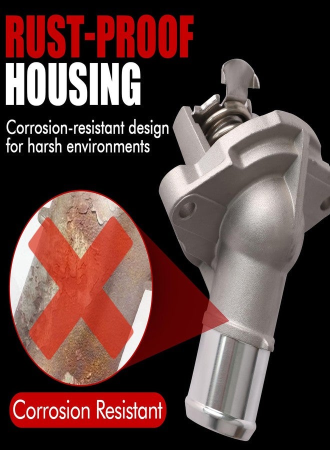 MITZONE Aluminum Engine Coolant Thermostat Housing Assembly Compatible With 2016-2019 Chevy Cruze 2018-2023 Equinox 2016-2022 Buick Encore 2016-2023 Malibu 2021-2022 Trax 2018-2023 GMC Terrain - Image 5