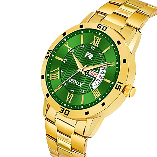 REDUX Mw-404 Stainless Steel Analogue Green Dial Watch for Mens & Boy's - Image 2