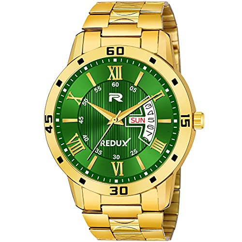 REDUX Mw-404 Stainless Steel Analogue Green Dial Watch for Mens & Boy's - Image 1