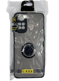 erorex Protective Case Cover For Redmi Note 11 With Magnetic Ring Holder Black  - Image 2