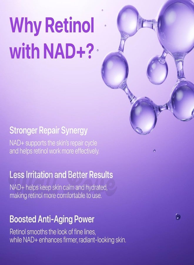 wall love No.9 Advanced NAD+ Retinol Eye Cream - Anti-Aging & Depuffing Eye Serum for Dark Circles, Fine Lines & Wrinkles - Peptides + Niacinamide for Firming, Radiance & Glow - Hydrating Undereye Treatment - 0.33 fl oz - Image 5