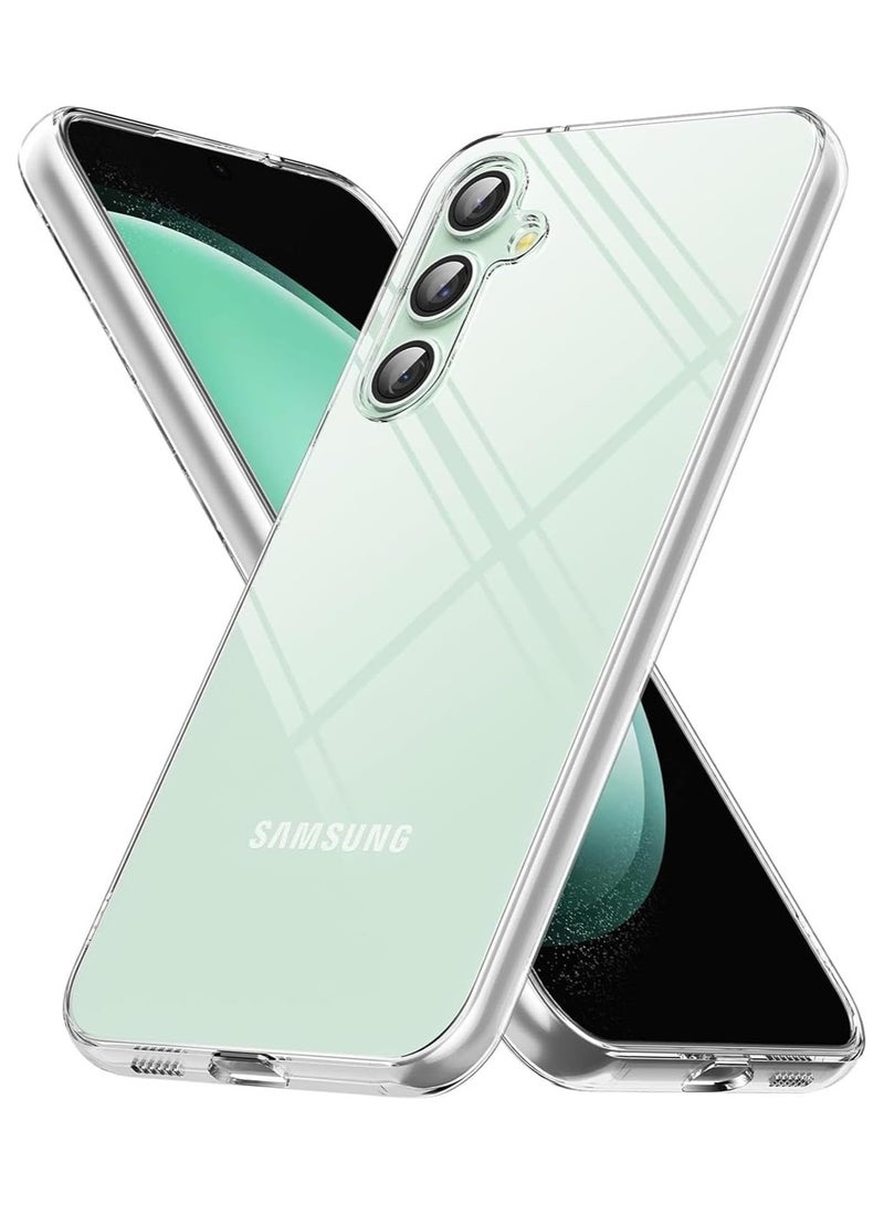 إينيكس جراب شفاف لهاتف Samsung Galaxy S23 FE مصنوع من السيليكون الناعم المقاوم للصدمات ومتوافق مع هاتف Samsung Galaxy S23fe - Image 1