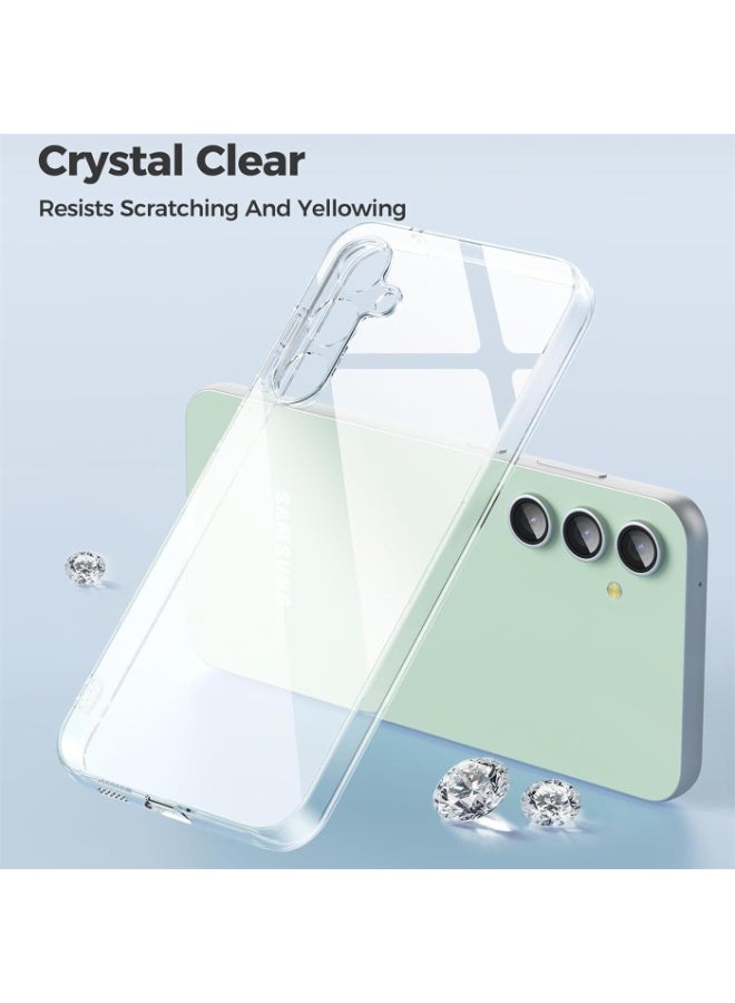 إينيكس جراب شفاف لهاتف Samsung Galaxy S23 FE مصنوع من السيليكون الناعم المقاوم للصدمات ومتوافق مع هاتف Samsung Galaxy S23fe - Image 3