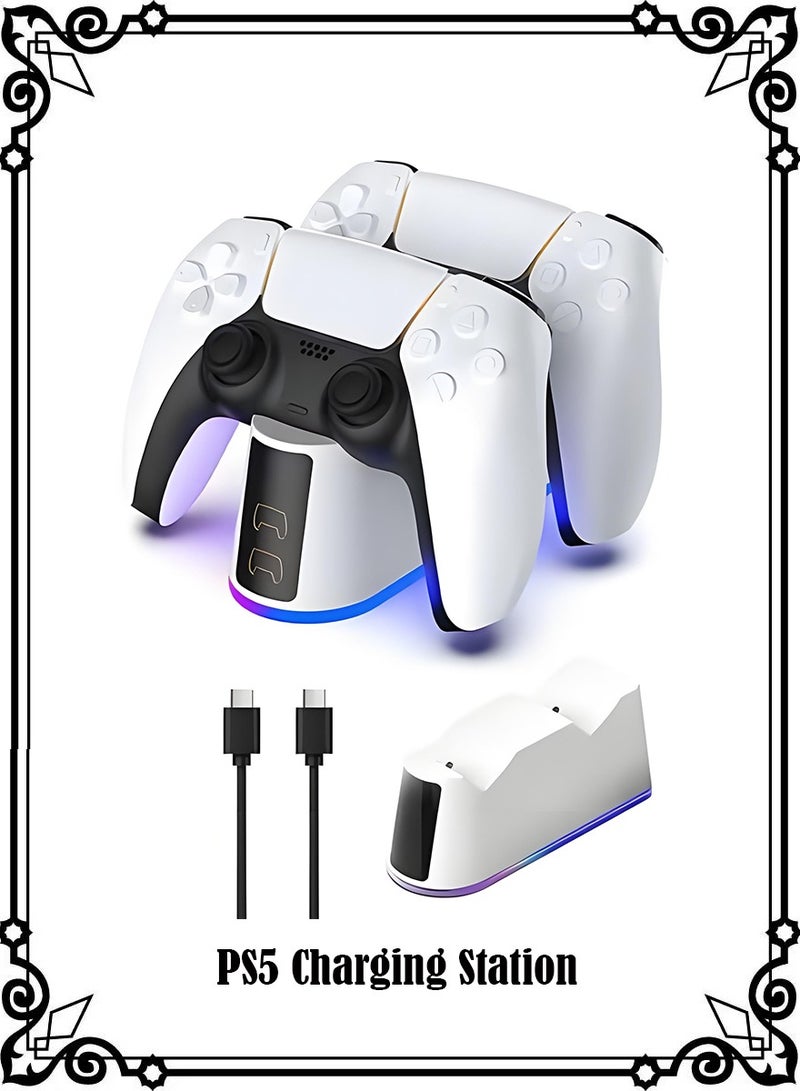 PS5 Charging Station, Fast Charge PS5 Charger Dock - Image 1