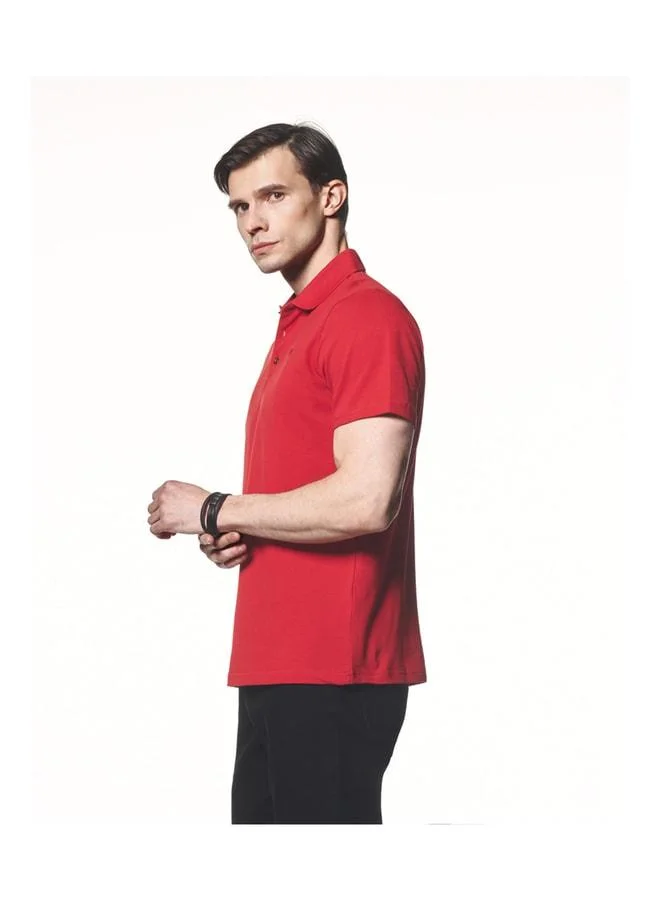 Liwali Short Sleeve Polo Collar T-Shirt.
