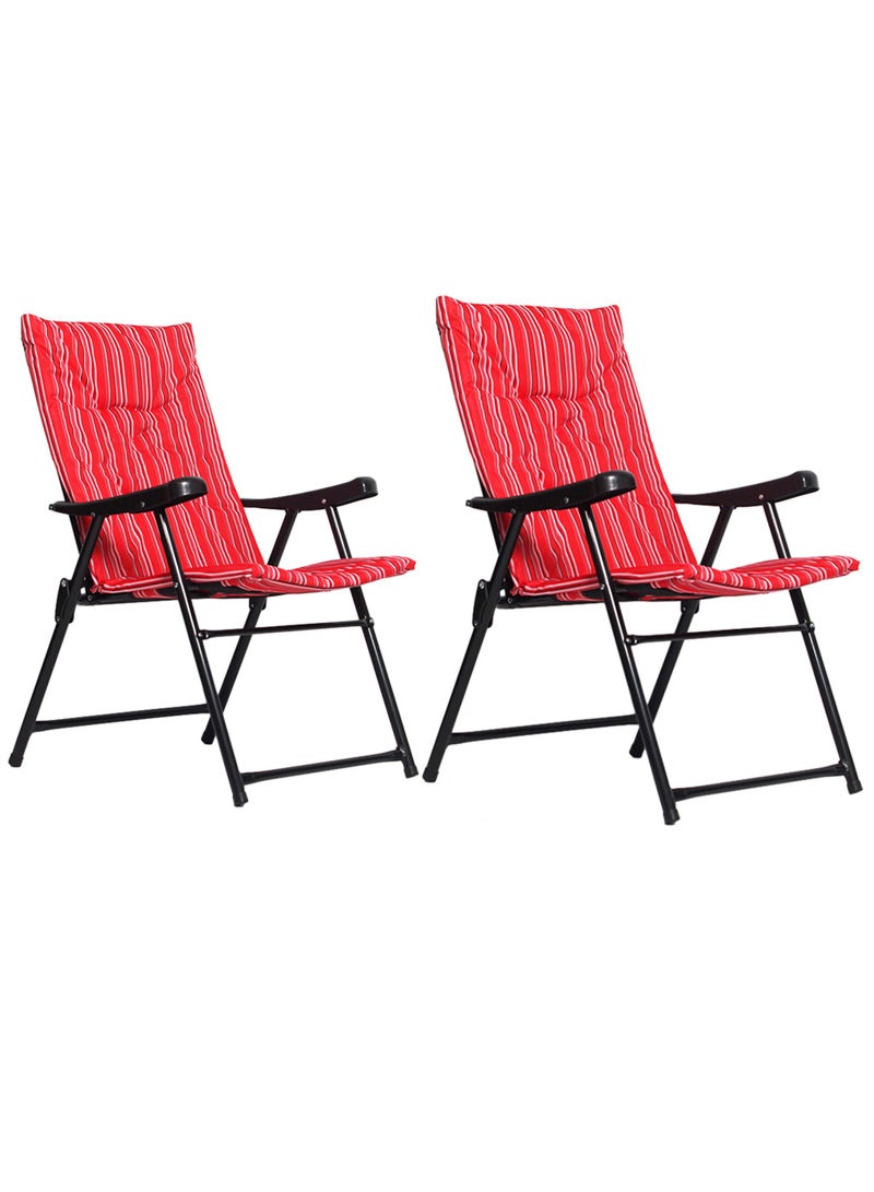 CityRiya-Long Camping Chair Folding Chair for Trip & Camping Foldable Beach Chair Portable Fishing Chair Lightweight Camping Backpacking Chair Comfort Chairs for Outdoor, Camping, Picnic, Hiking - Image 1