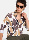 Campus Sutra Taupe Brown & Beige