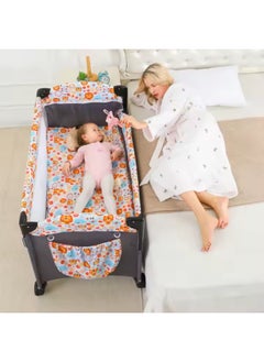 MAAS Portable and Comfortable Baby Crib and Bassinet - Breathable, Padded, Soft, Easy to Fold and Assemble  - Image 4