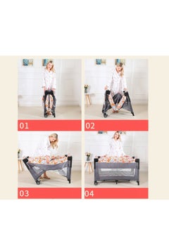 MAAS Portable and Comfortable Baby Crib and Bassinet - Breathable, Padded, Soft, Easy to Fold and Assemble  - Image 5