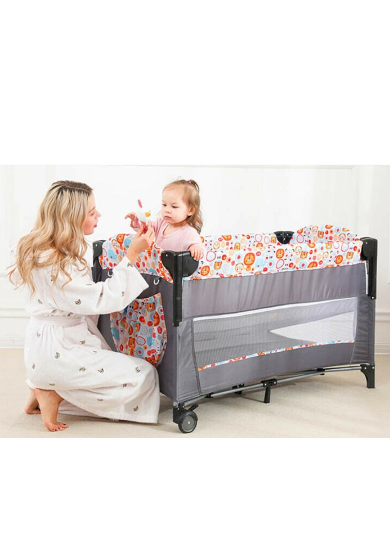 MAAS - Portable and Comfortable Baby Crib and Bassinet - Breathable, Padded, Soft, Easy to Fold and Assemble - Image 1