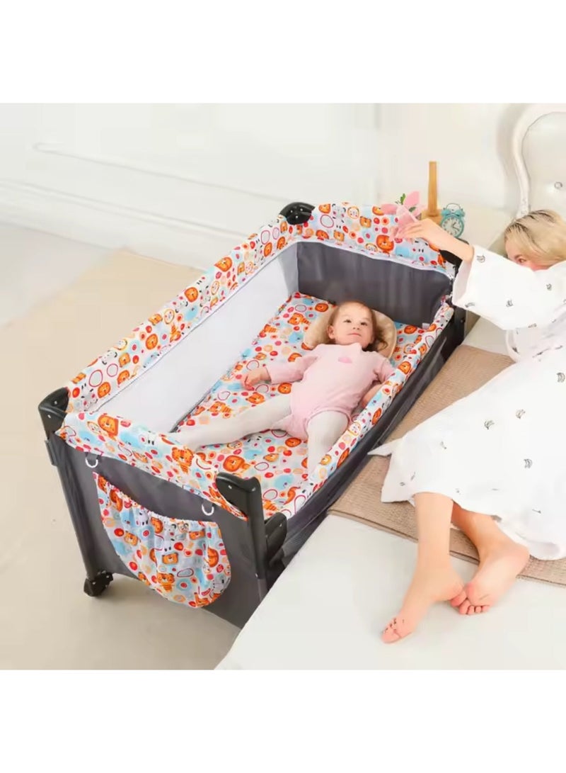 MAAS Portable and Comfortable Baby Crib and Bassinet - Breathable, Padded, Soft, Easy to Fold and Assemble - Image 3