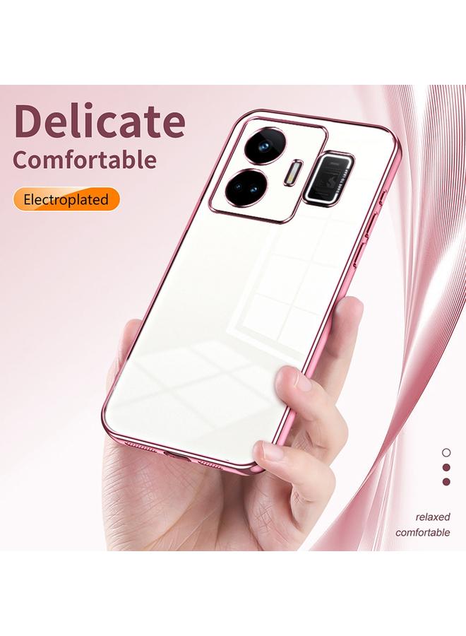 S-TOP Case For Realme GT Neo 5 / GT3 Transparent Plating Fine Hole Phone Case - Image 5