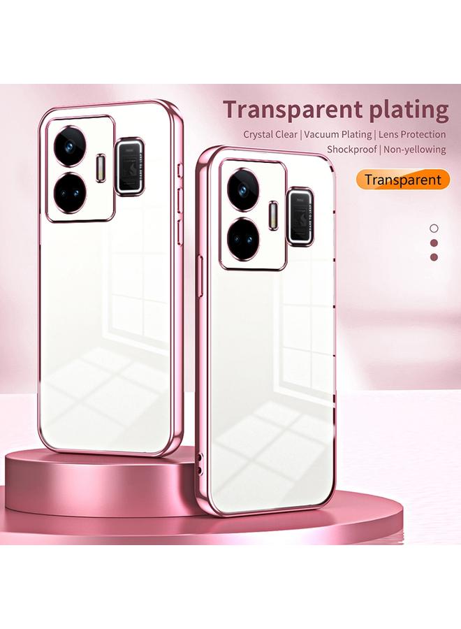 S-TOP Case For Realme GT Neo 5 / GT3 Transparent Plating Fine Hole Phone Case - Image 2
