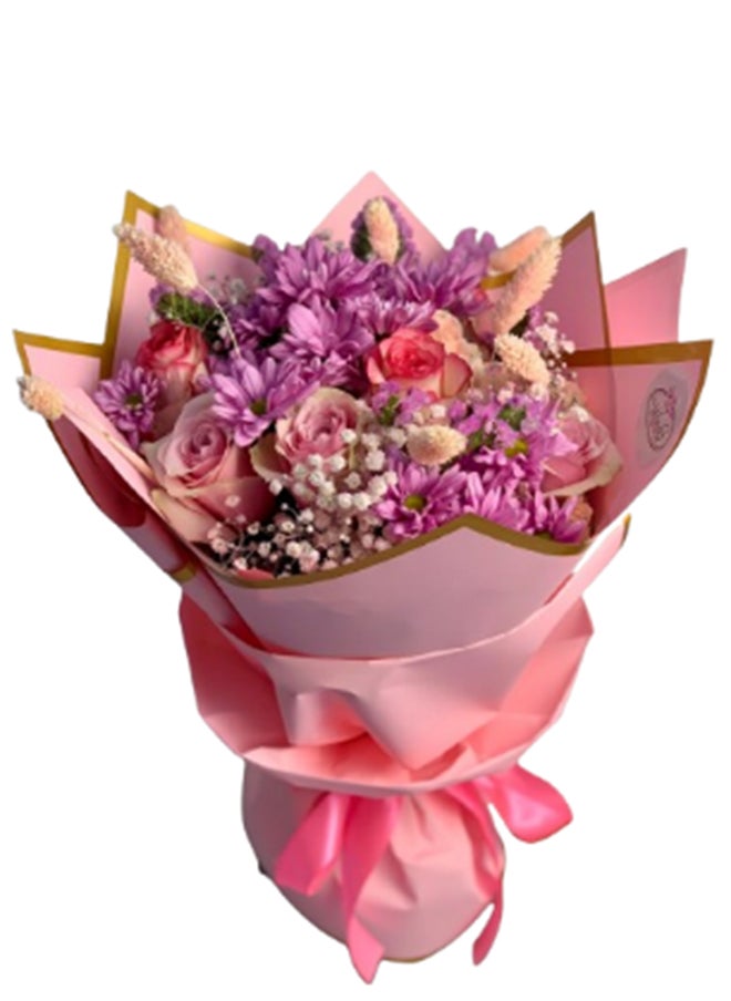 wardi Pink Flower Bouquet 