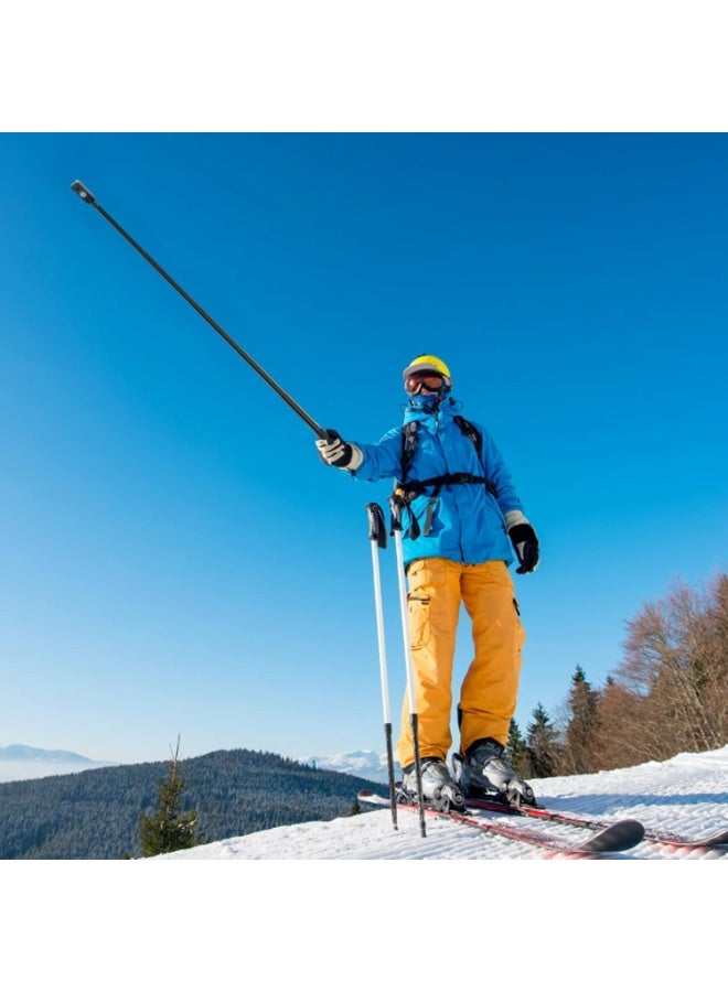 ULANZI Selfie Stick for INSTA360 Action Cam for Gopro Video Shooting Extension Pole w 1/4" Convert Adapter, Compatible w GoPro Hero 12 11 10 9 8 7 6 Max, INSTA360 ONE X R Action Cam Extension Rod - view 5