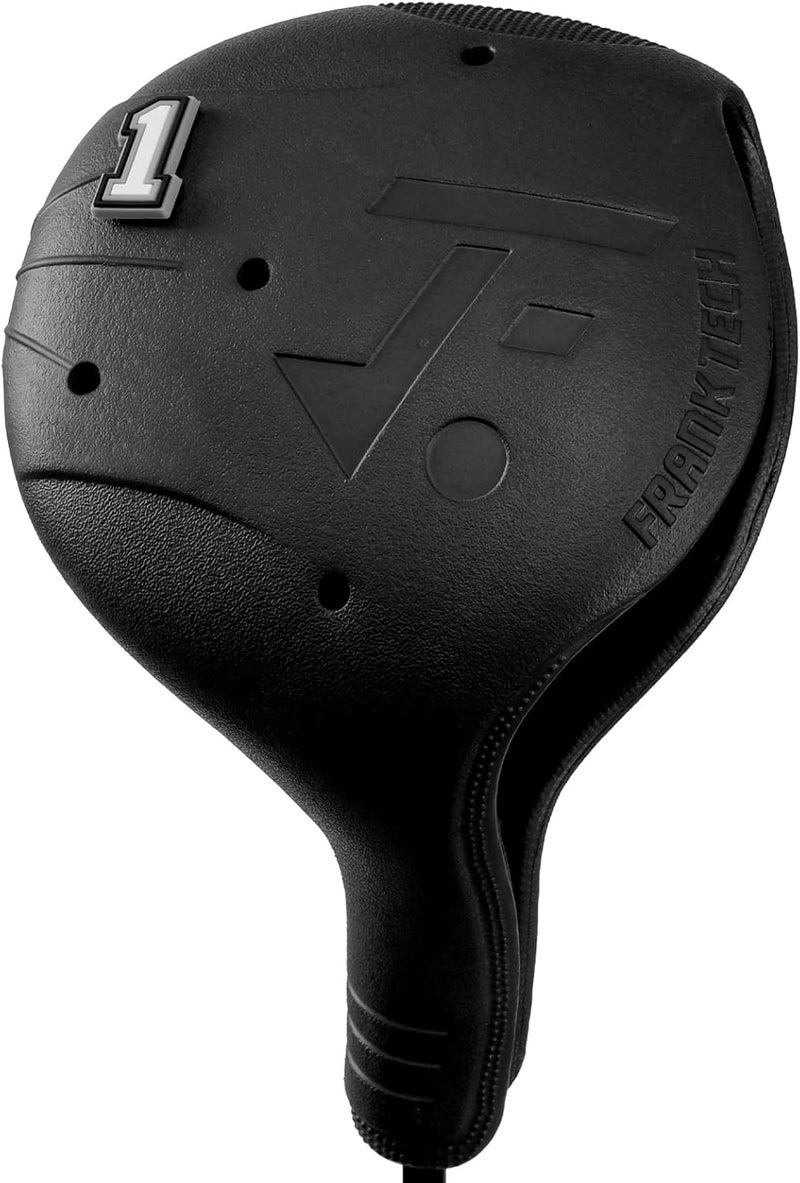 FRANKTECH Golf Head Covers, EVA Plastic Golf Club Covers for Driver Fairway Woods Hybrid, Driver Headcover with Pins, Fit All Right-Handed Golf Clubs, Easy On Off, Washable - Image 1