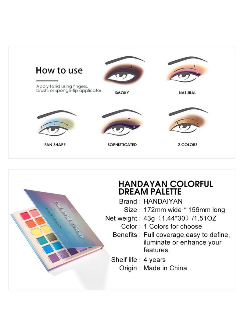 Handaiyan - 30 Colour Eyeshadow/Rainbow Mega Palette - Image 1