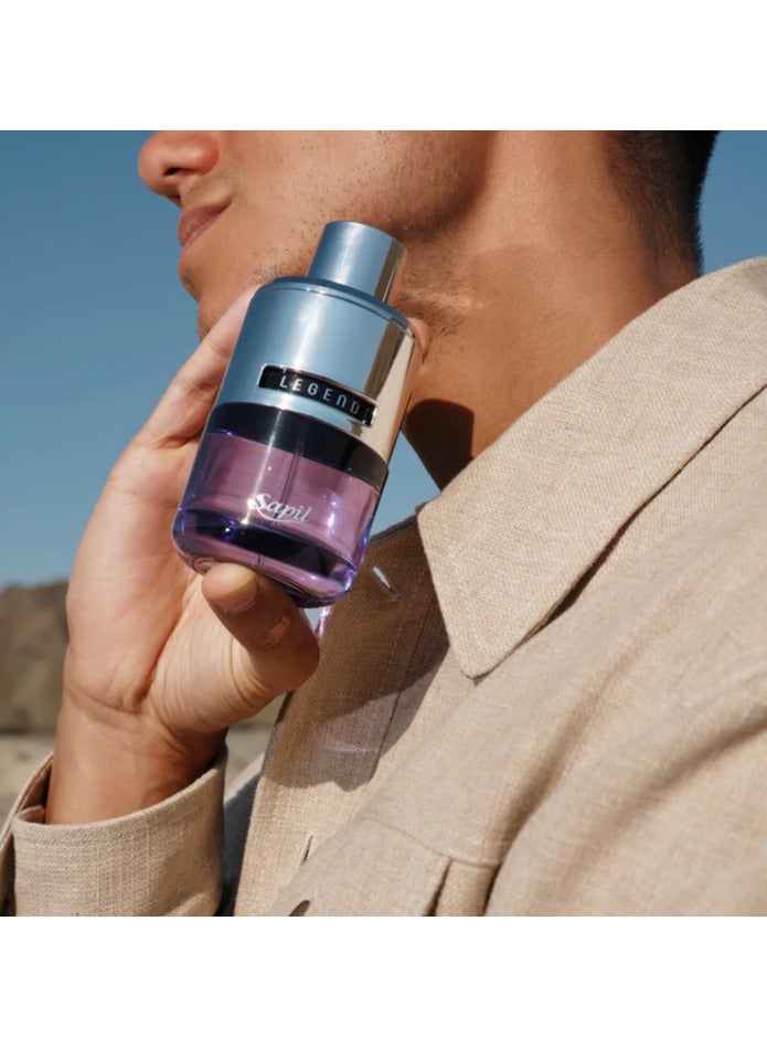 sapil Legend Eau De Parfum For Men - 100 ML - Image 3