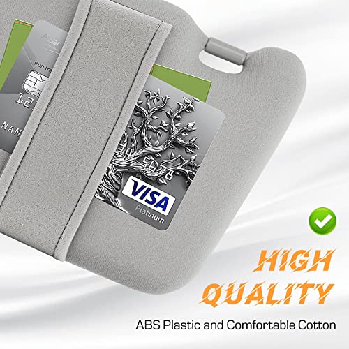 ILONPA Gray Driver Left Side Sun Visor Replacement Compatible with 2007 2008 2009 2010 2011 Toyota Camry Without Sunroof Replace 74320-06780-B0, 74320-33B81-B0 - Image 5