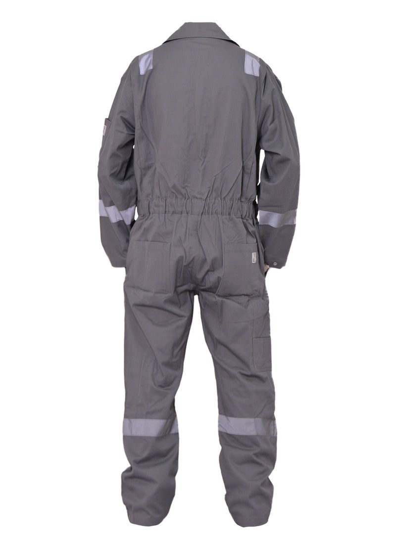 Secure Wear - FR Hi-Vis Coveralls for Men, NFPA 2112 Certified, 7oz Flame-Resistant Workwear with Reflective Tape and 6 Pockets - Image 1