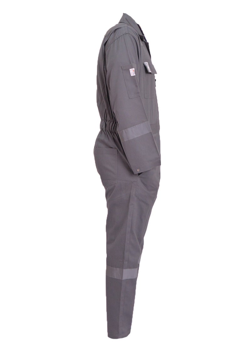 Secure Wear - FR Hi-Vis Coveralls for Men, NFPA 2112 Certified, 7oz Flame-Resistant Workwear with Reflective Tape and 6 Pockets - Image 1
