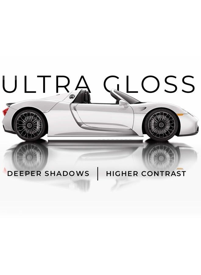 VViViD + Ultra Gloss Premium Vinyl Car Wrap Film (50ft x 5ft, Gloss White) - Image 2