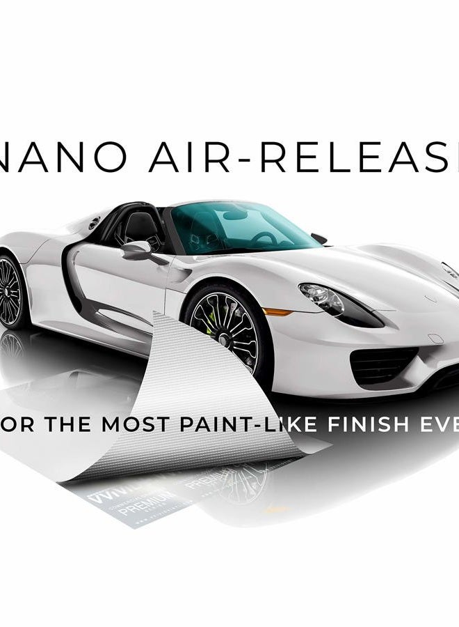 VViViD + Ultra Gloss Premium Vinyl Car Wrap Film (50ft x 5ft, Gloss White) - Image 3