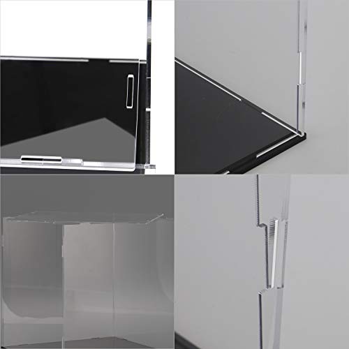 Evron Display Case for Collectibles Assemble Clear Acrylic Box Alternative Glass Case for Display Action Figures Home Storage & Organizing Toys (5.5x5.5x9.5 inch; 14x14x24 cm) - Image 5