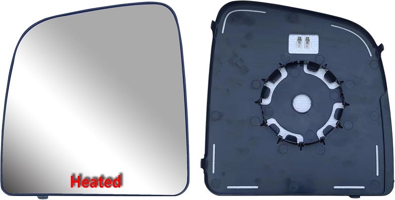 LONGLING Heated Replacement Driver Left Side Upper Mirror for Ram Promaster 1500, 2500, 3500 - Image 1