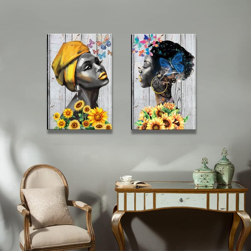 NCYEL Framed African American Wall Art Decor - Image 5