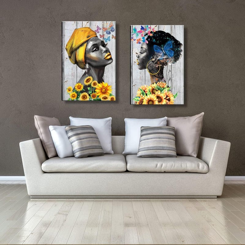 NCYEL Framed African American Wall Art Decor - Image 3