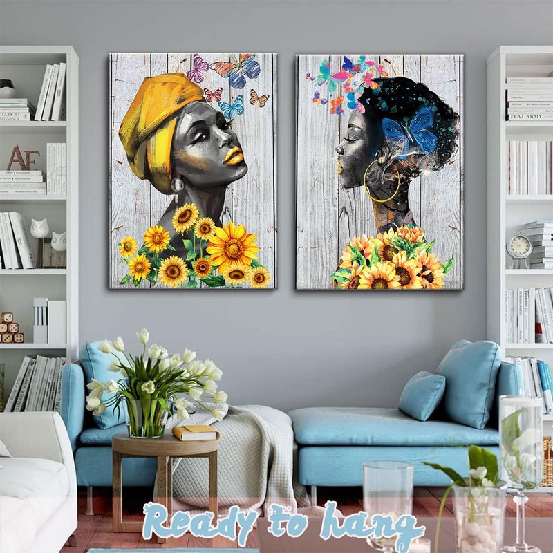NCYEL Framed African American Wall Art Decor - Image 2