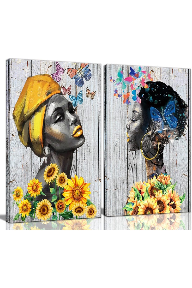 NCYEL Framed African American Wall Art Decor - Image 1