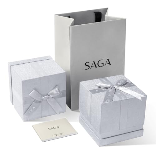 SAGA Phantom Luxury Cuff Watch – Softened Rhombus Case, Sunray Dial & Danube Crystals, Japanese Quartz, 30M Water Resistant – Elegant Gift (2 Sizes) - Image 4