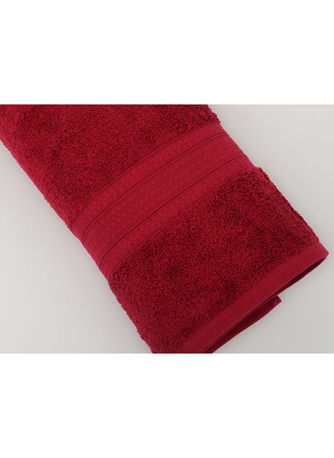 4 Piece Bathroom Towel Set - BRIX - 500 GSM - 100% Cotton Terry - 2 Bath Towel 70X140 cm & 2 Hand Towel 50x90 cm-Premium Touch-Quick Dry - Super Absorbent-Red - pzsku/ZEEF7B0434C8975AE611CZ/45/_/1718005809/4ef29232-6b08-49f7-8411-ec169f3b5691